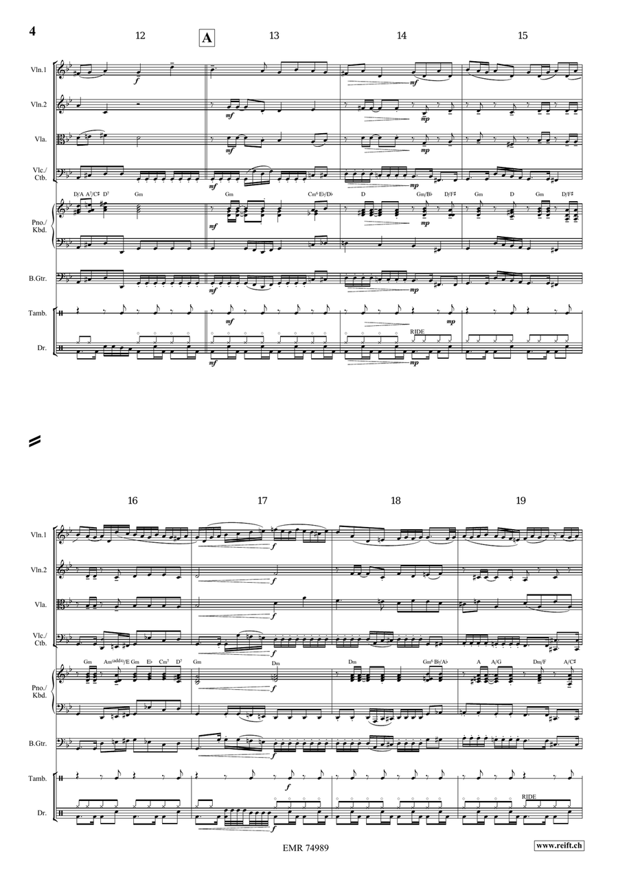 Epic Fugue Epic Fugue String Quartet scores gallery preview page 5