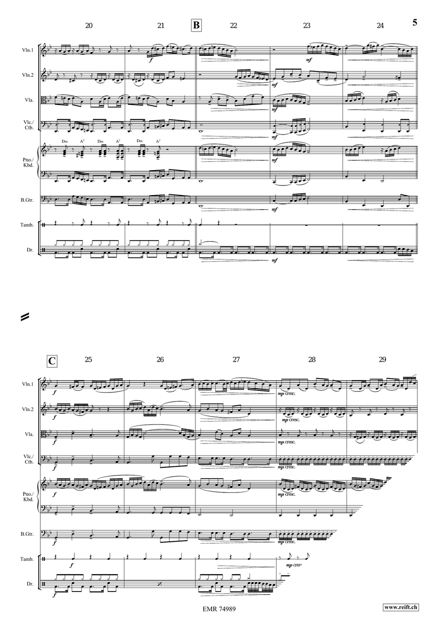 Epic Fugue Epic Fugue String Quartet scores gallery preview page 6
