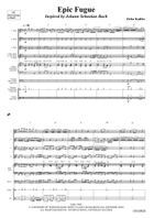 Epic Fugue Flute Quartet scores gallery preview page 4