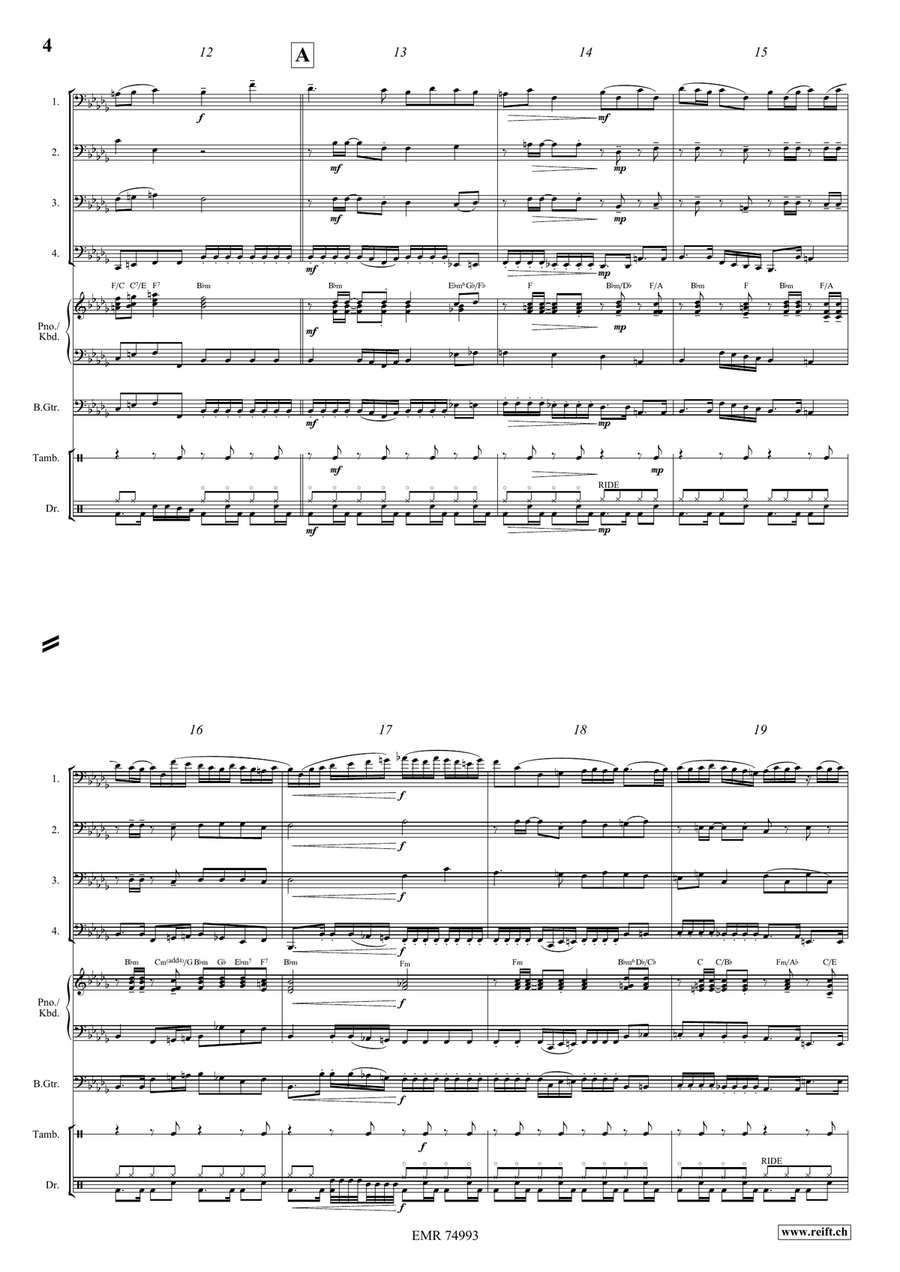 Epic Fugue Epic Fugue Bassoon Quartet scores gallery preview page 5