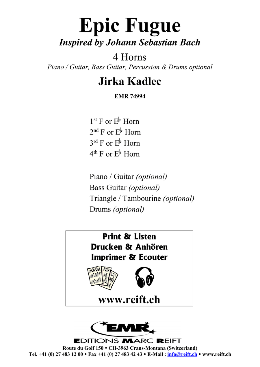 Epic Fugue Epic Fugue Horn scores gallery preview page 2