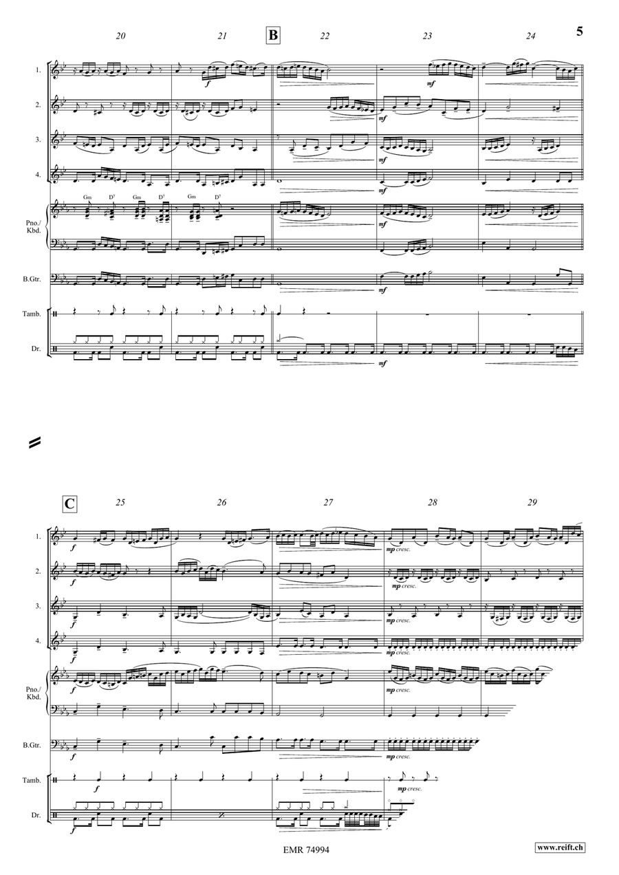 Epic Fugue Epic Fugue Horn scores gallery preview page 6