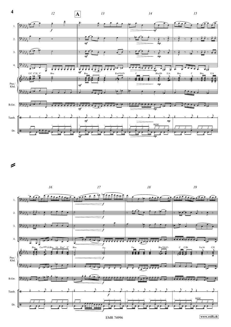Epic Fugue Epic Fugue Tuba Quartet scores gallery preview page 5
