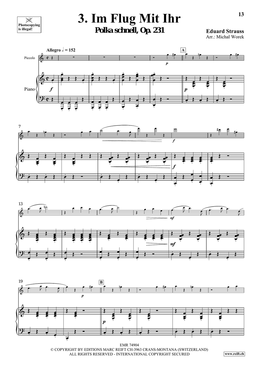 The Charm Of Vienna Volume 5 Piccolo scores gallery preview page 8