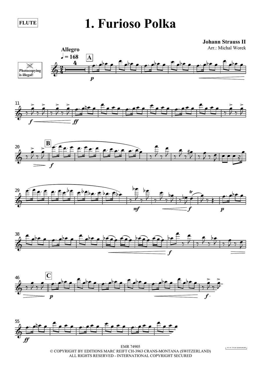 The Charm Of Vienna Volume 5 Flute Solo scores gallery preview page 3