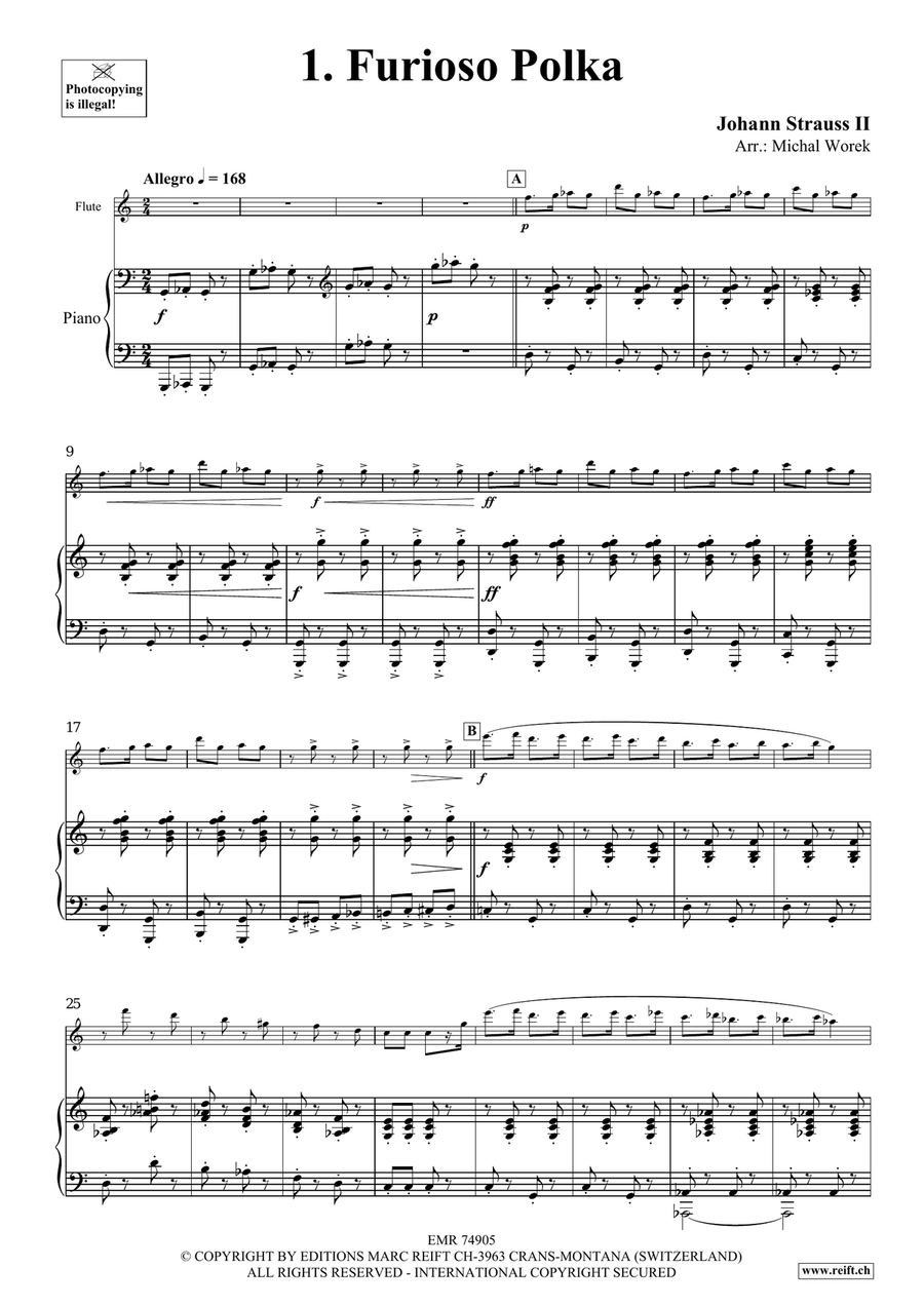 The Charm Of Vienna Volume 5 Flute Solo scores gallery preview page 4