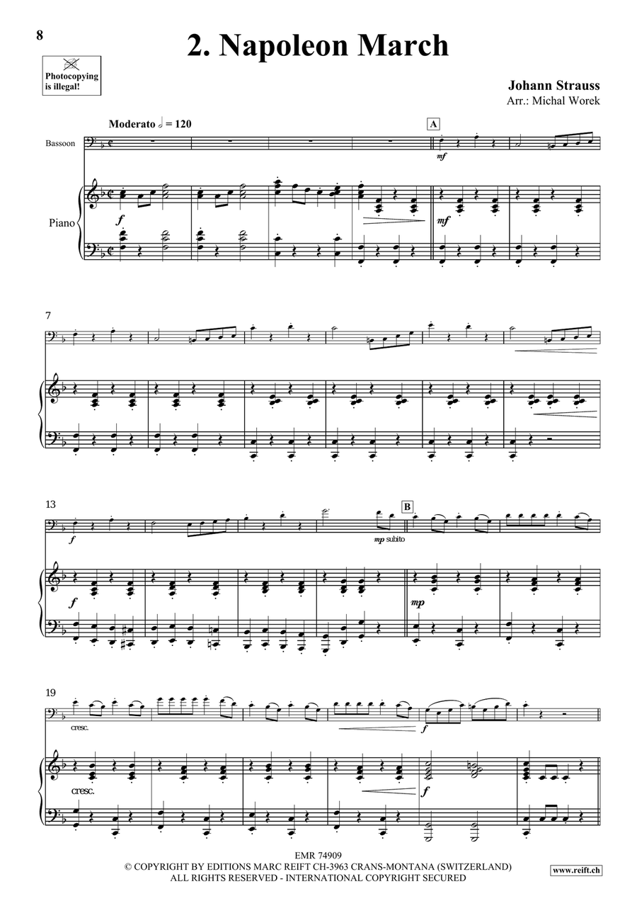 The Charm Of Vienna Volume 5 Bassoon Solo scores gallery preview page 6