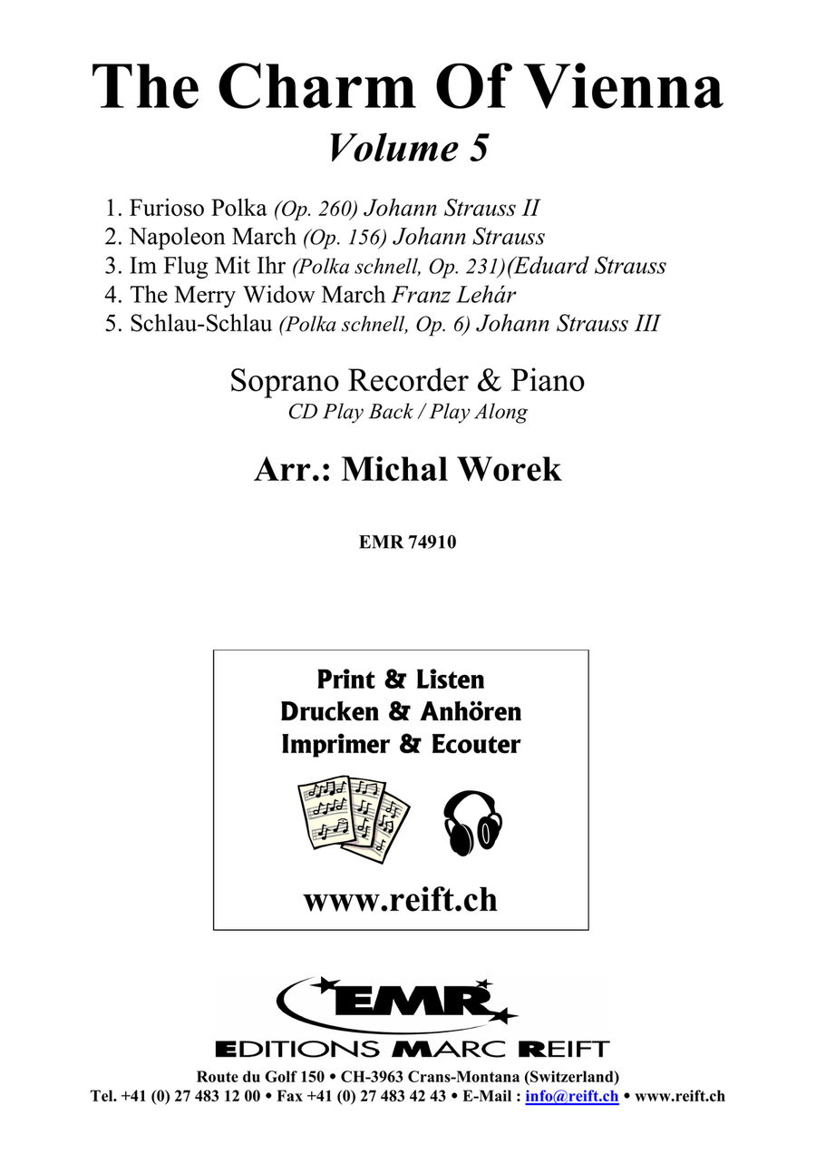 The Charm Of Vienna Volume 5 Soprano Recorder scores gallery preview page 2