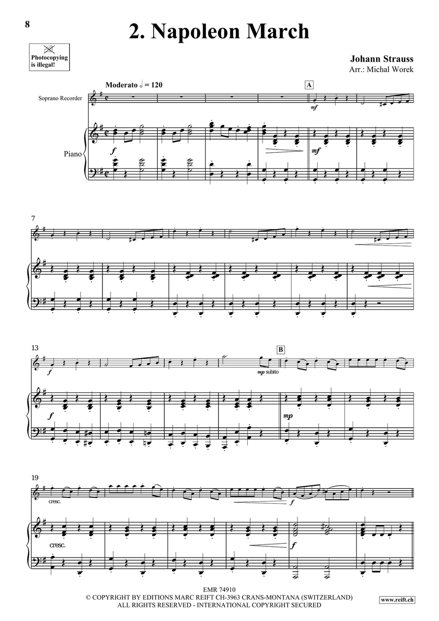 The Charm Of Vienna Volume 5 Soprano Recorder scores gallery preview page 6
