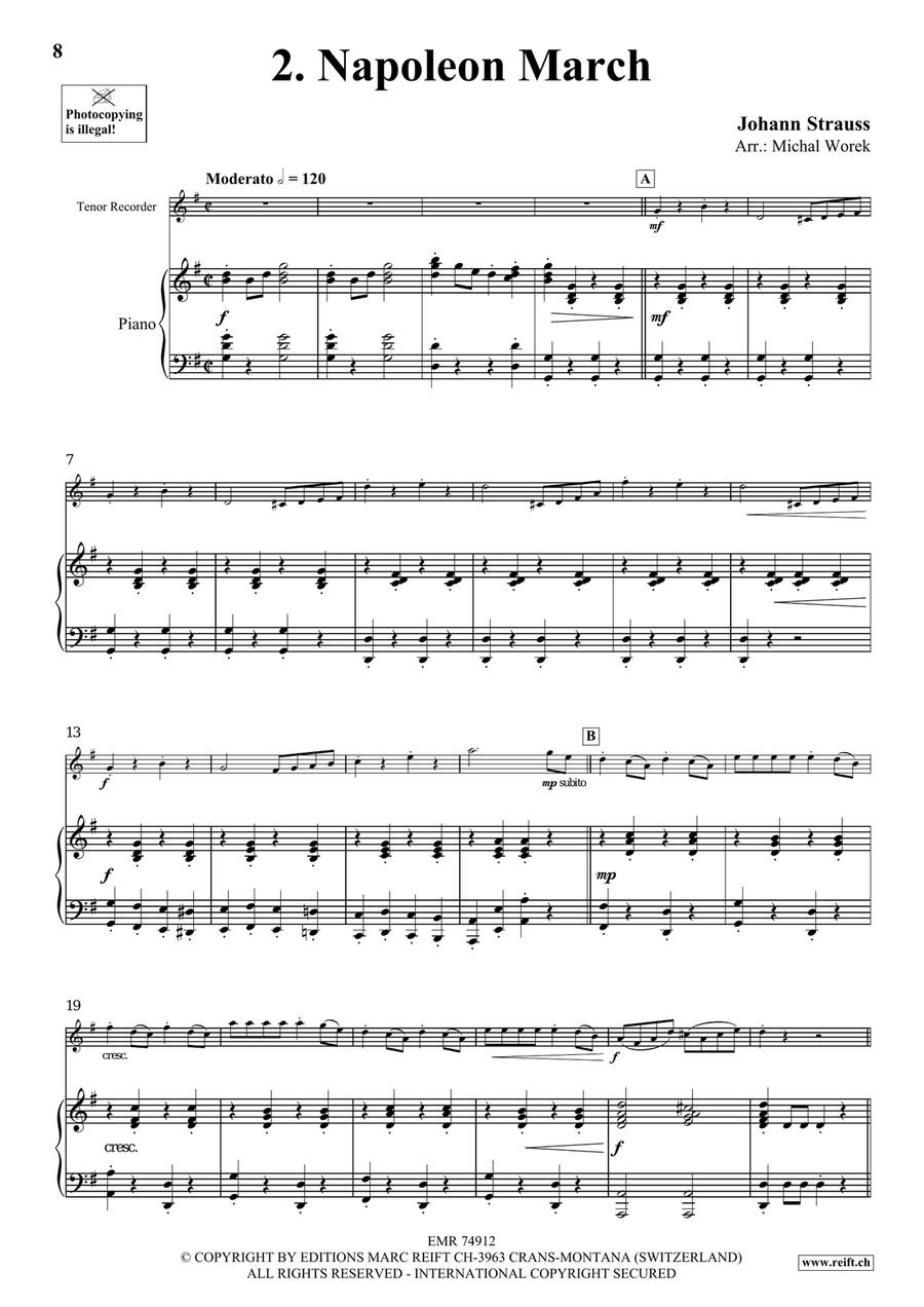 The Charm Of Vienna Volume 5 Tenor Recorder scores gallery preview page 6