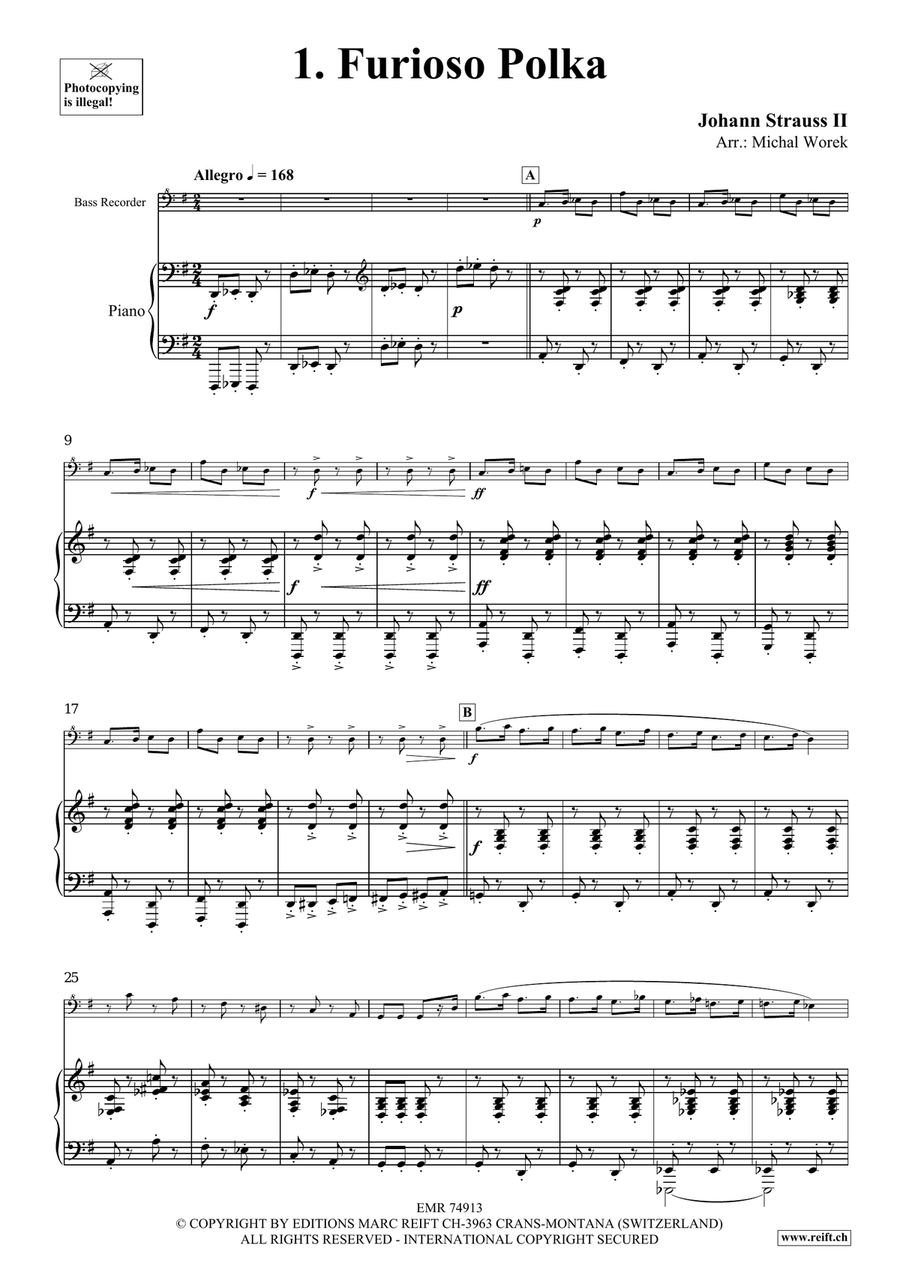 The Charm Of Vienna Volume 5 Bass Recorder scores gallery preview page 4