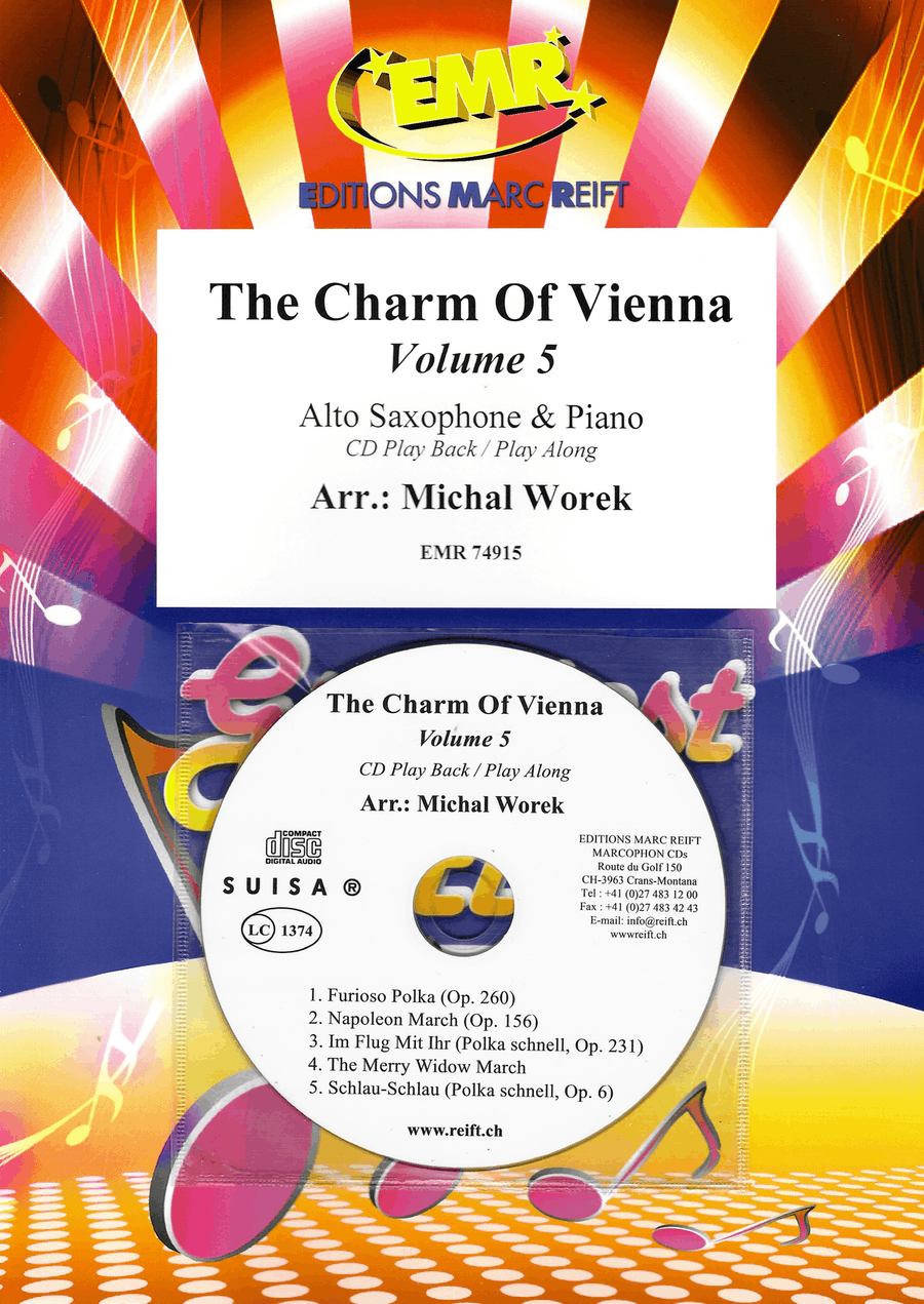 The Charm Of Vienna Volume 5 Alto Saxophone scores gallery preview page 1