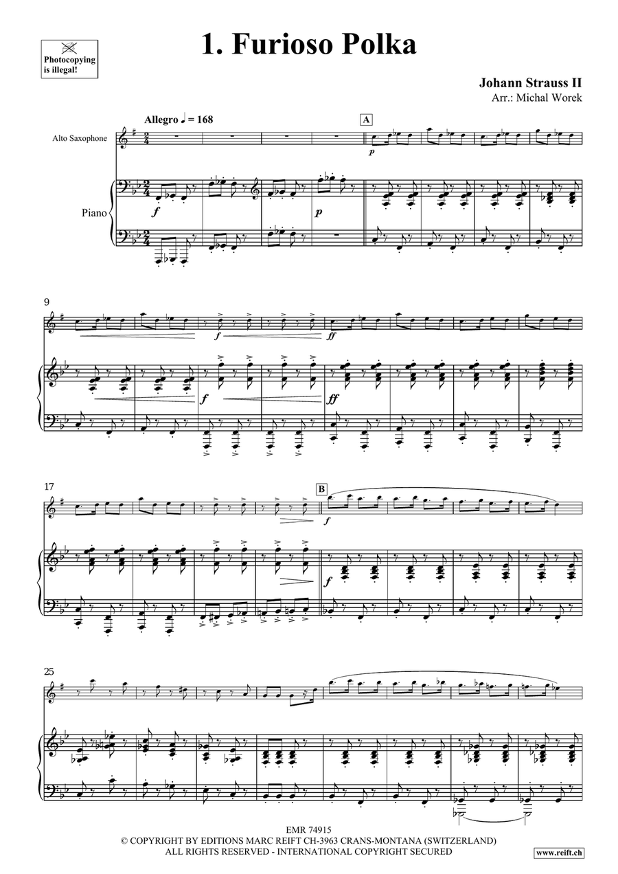 The Charm Of Vienna Volume 5 Alto Saxophone scores gallery preview page 4