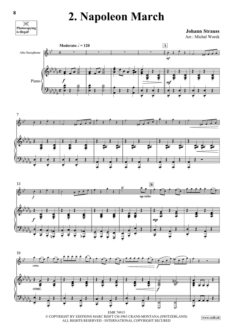 The Charm Of Vienna Volume 5 Alto Saxophone scores gallery preview page 6