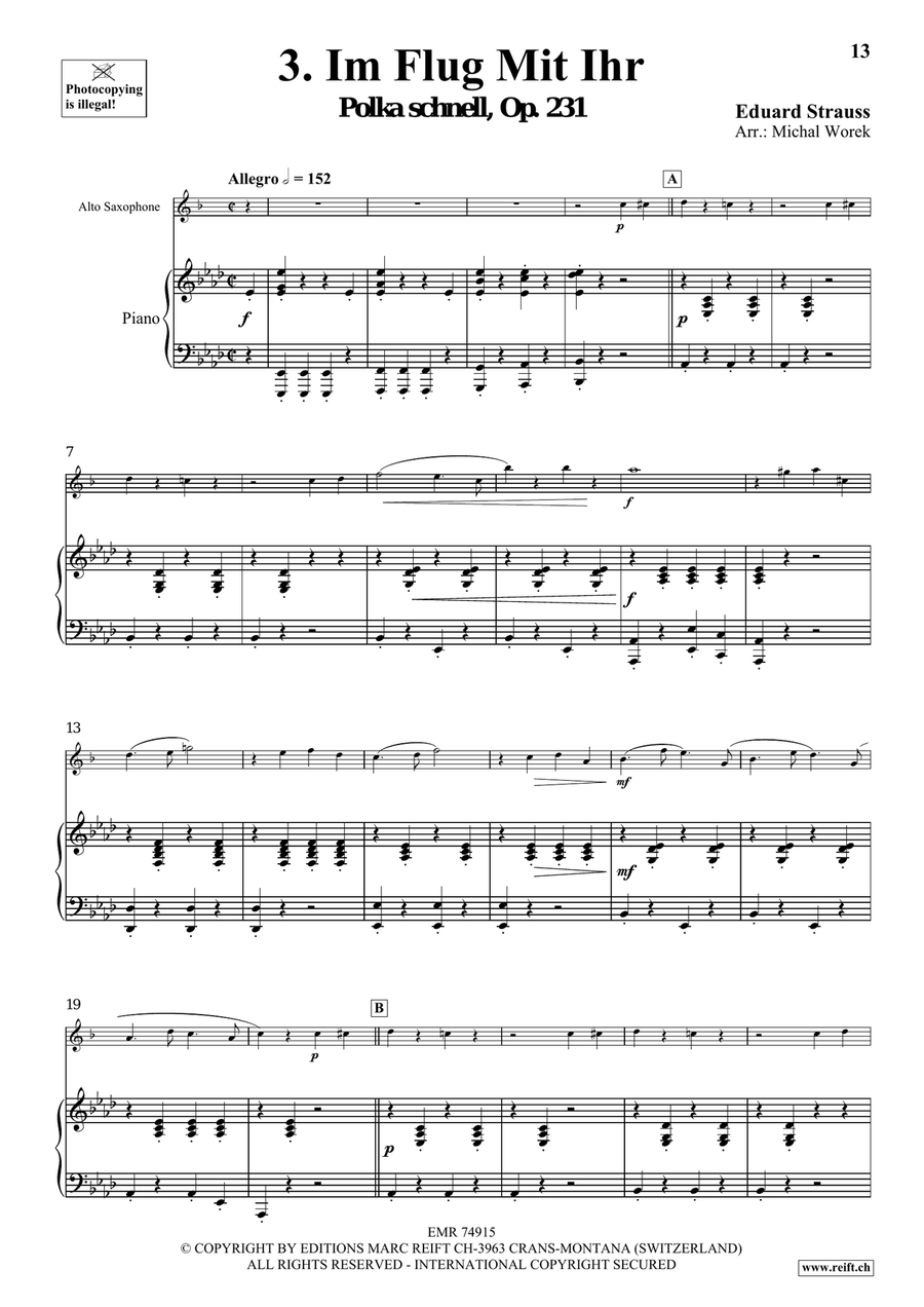 The Charm Of Vienna Volume 5 Alto Saxophone scores gallery preview page 8