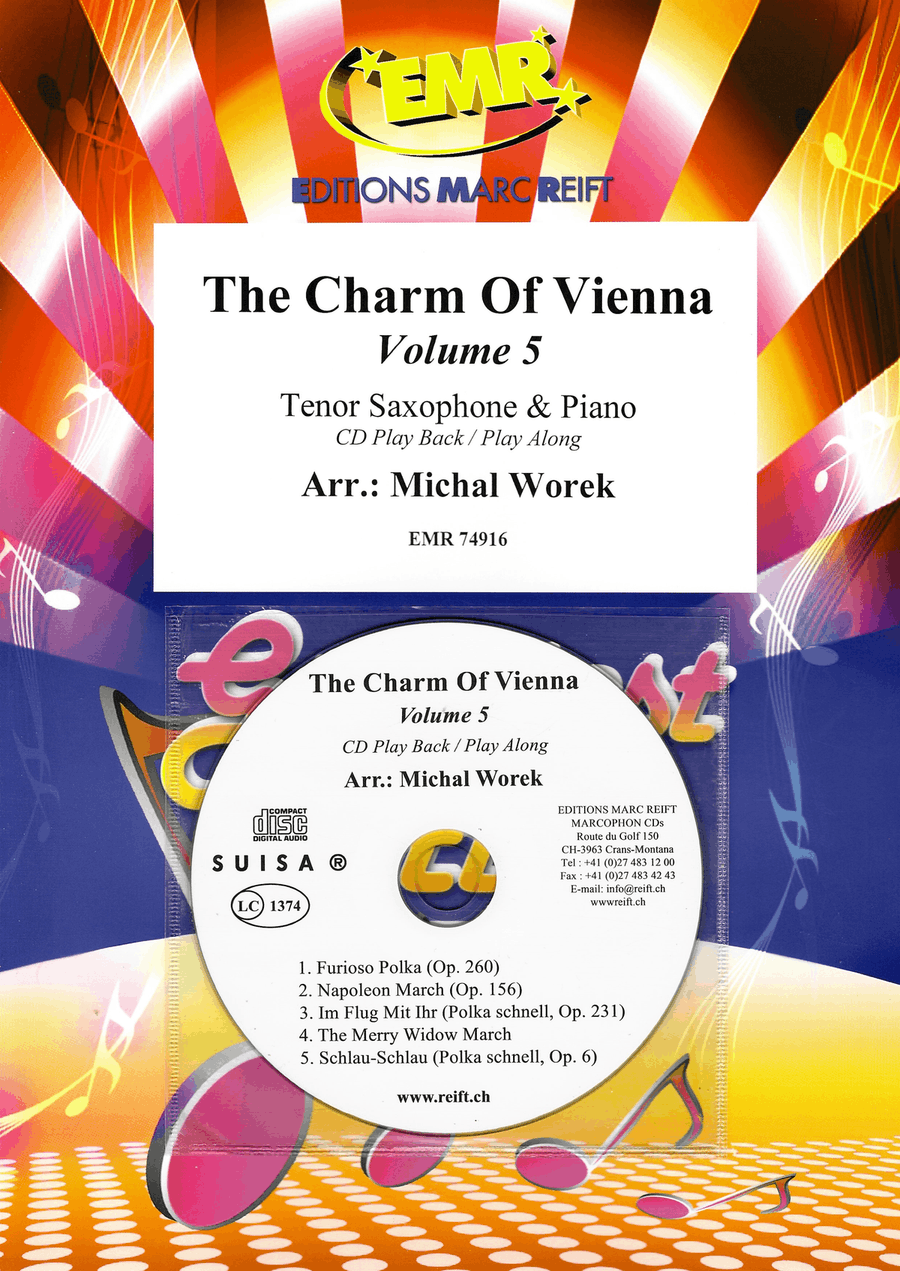 The Charm Of Vienna Volume 5 Tenor Saxophone scores gallery preview page 1