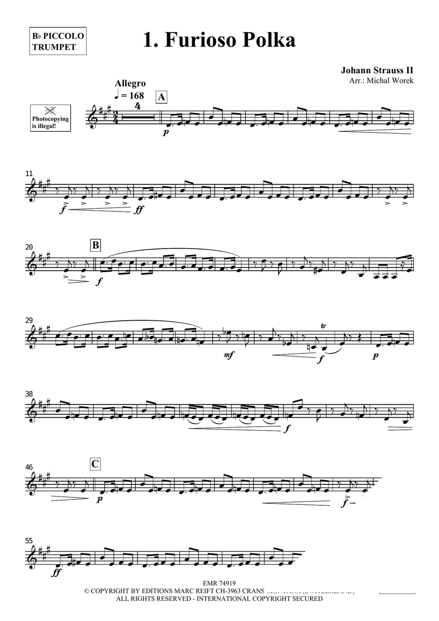 The Charm Of Vienna Volume 5 Piccolo Trumpet scores gallery preview page 3