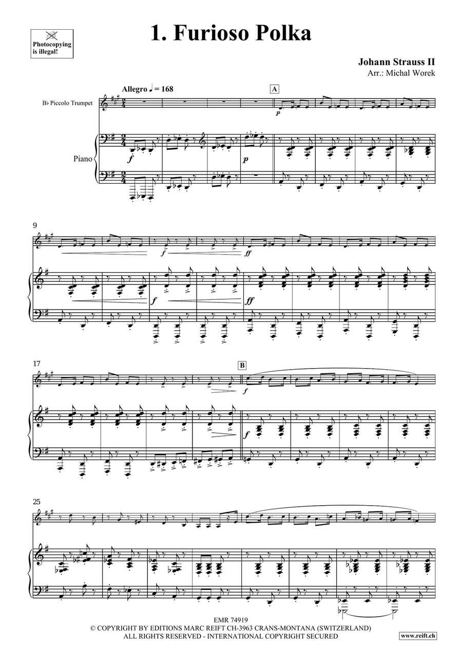 The Charm Of Vienna Volume 5 Piccolo Trumpet scores gallery preview page 4
