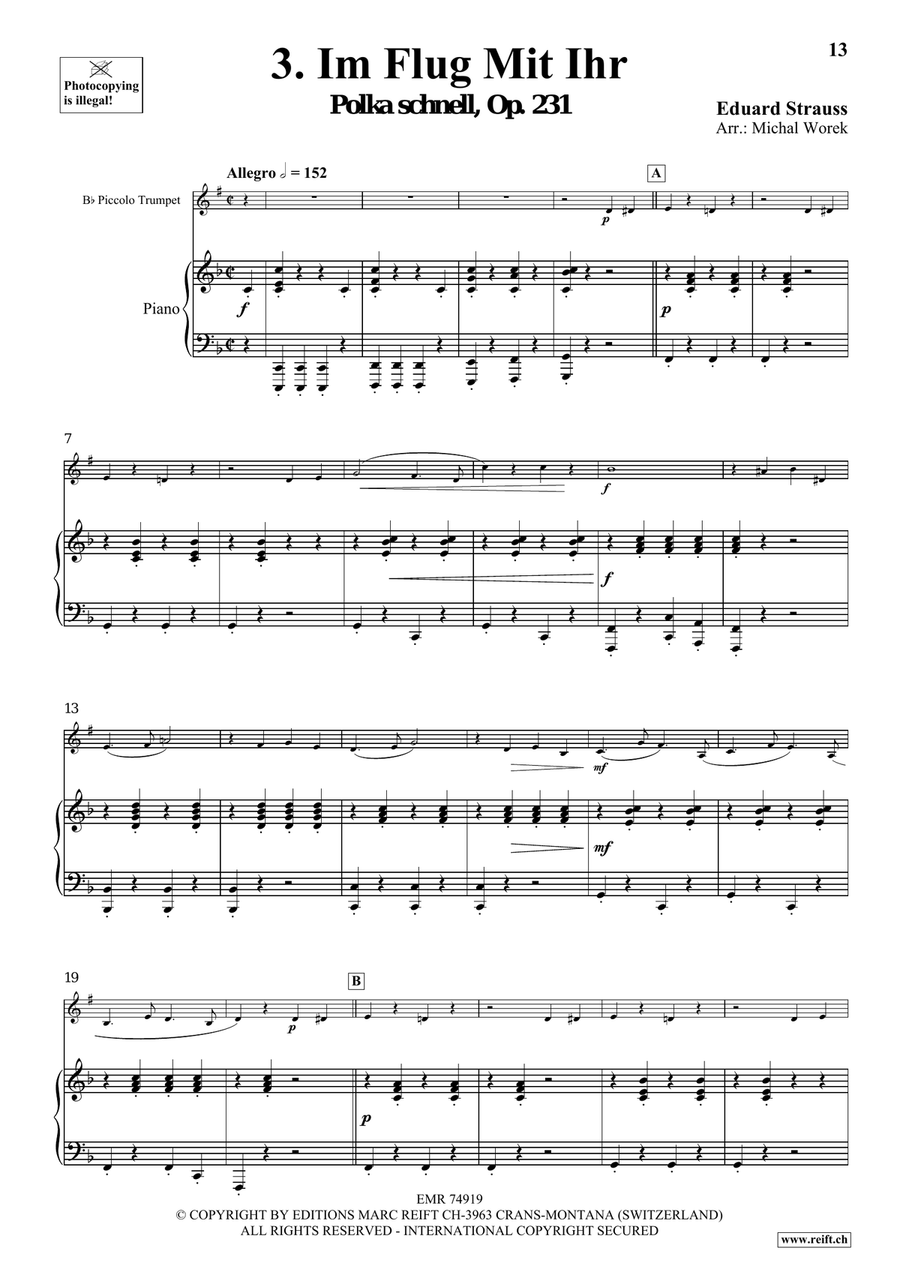 The Charm Of Vienna Volume 5 Piccolo Trumpet scores gallery preview page 8