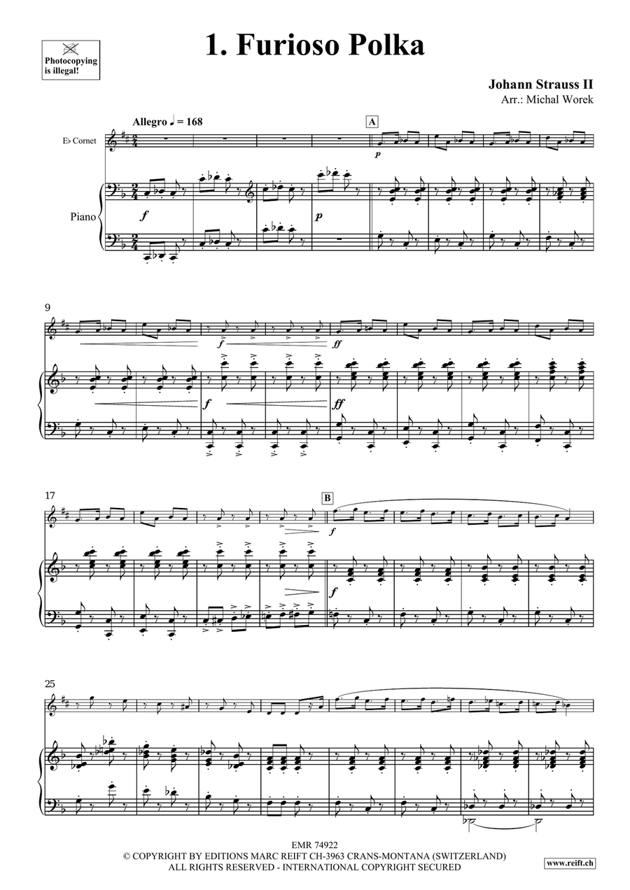 The Charm Of Vienna Volume 5 Cornet scores gallery preview page 4