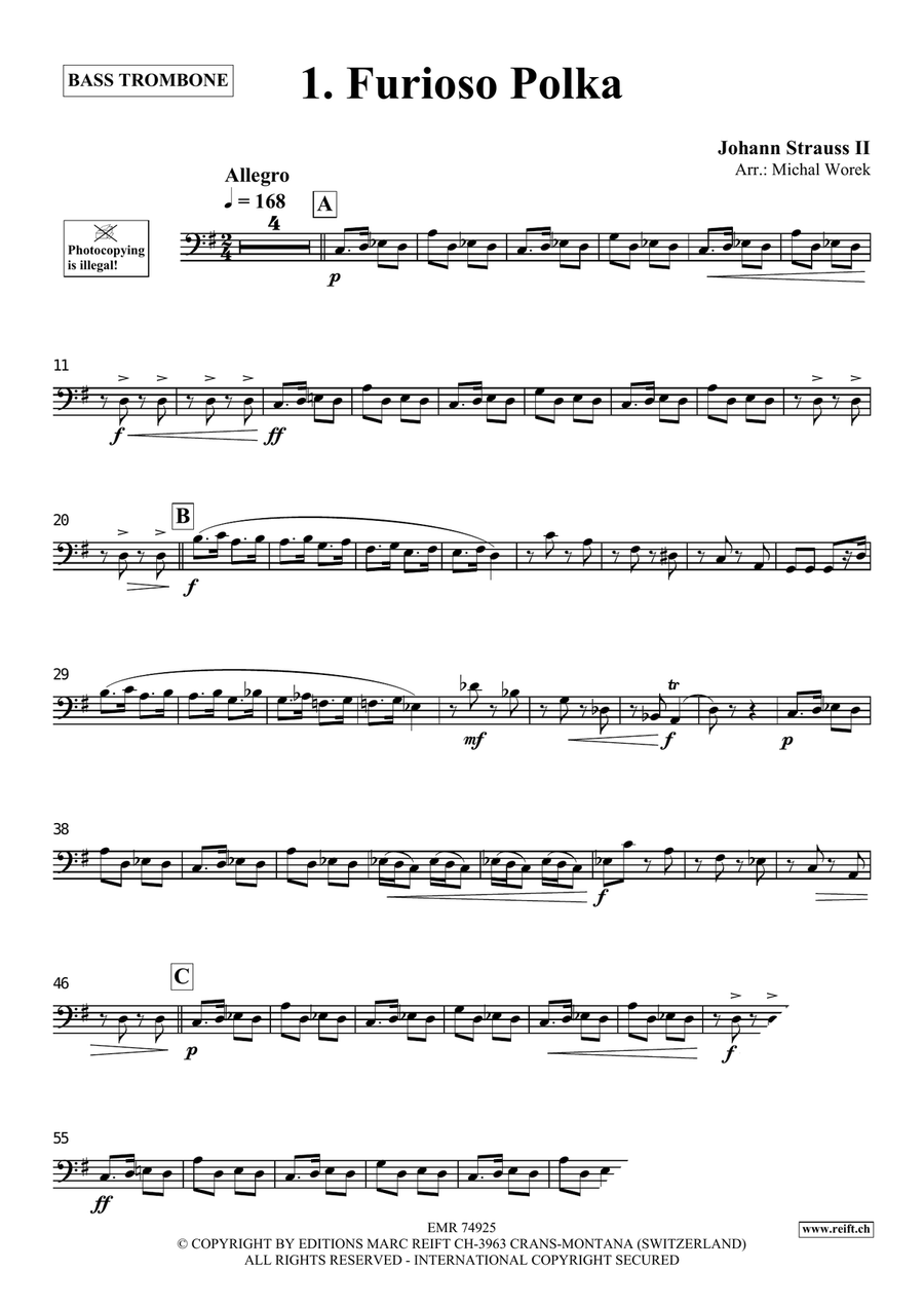 The Charm Of Vienna Volume 5 Trombone scores gallery preview page 3