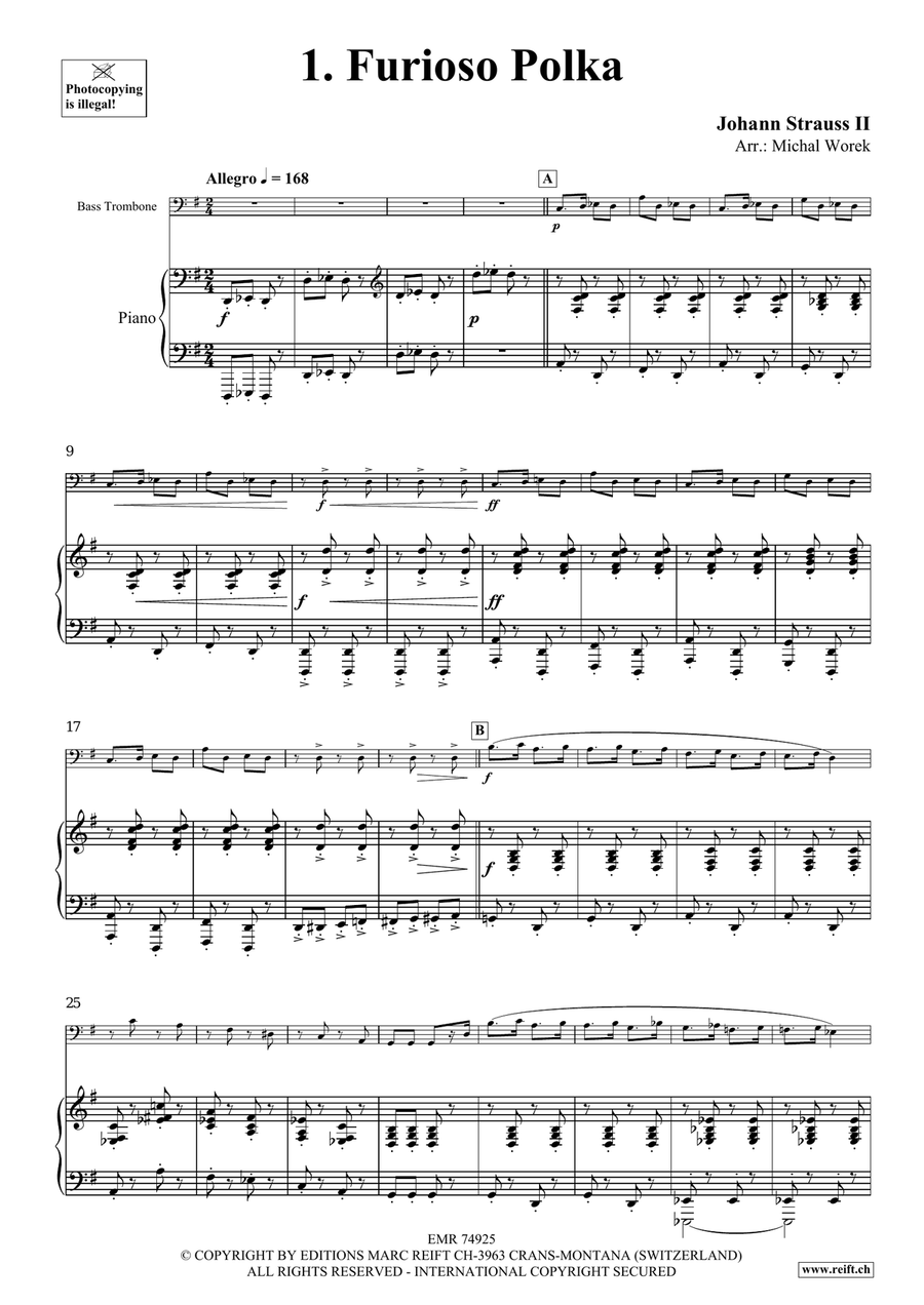 The Charm Of Vienna Volume 5 Trombone scores gallery preview page 4