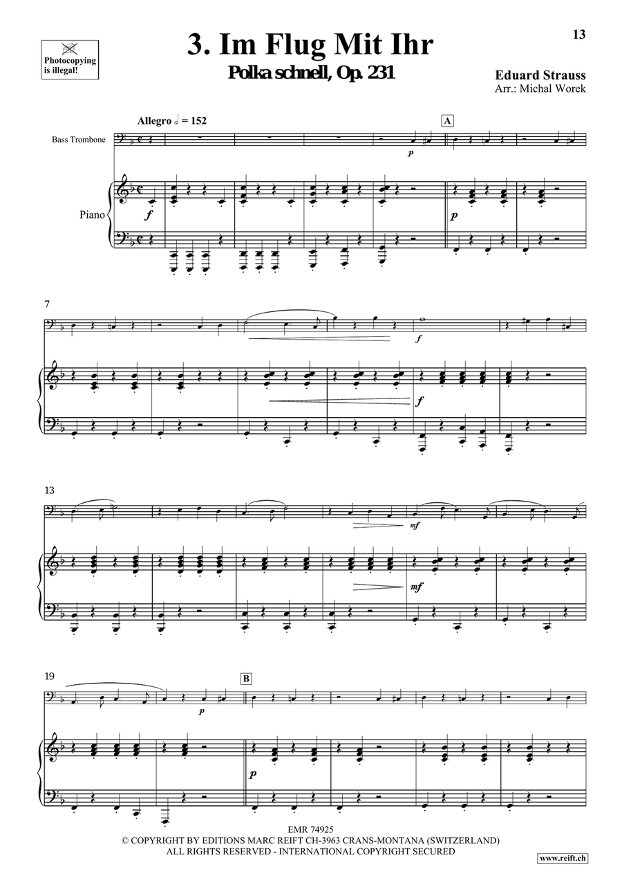 The Charm Of Vienna Volume 5 Trombone scores gallery preview page 8