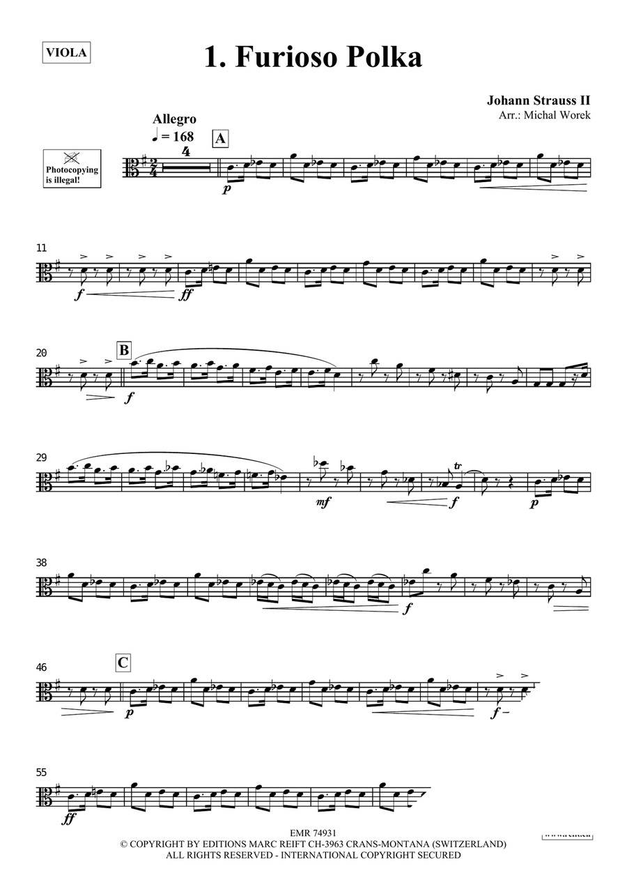 The Charm Of Vienna Volume 5 Viola scores gallery preview page 3