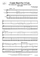Comic Duet For 2 Cats Trumpet Duet scores gallery preview page 3