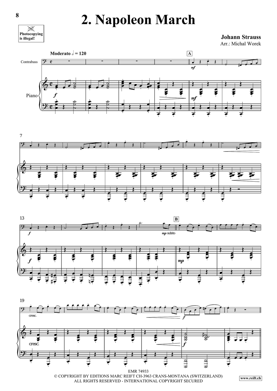 The Charm Of Vienna Volume 5 Double Bass scores gallery preview page 6