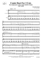 Comic Duet For 2 Cats Piano Trio scores gallery preview page 3