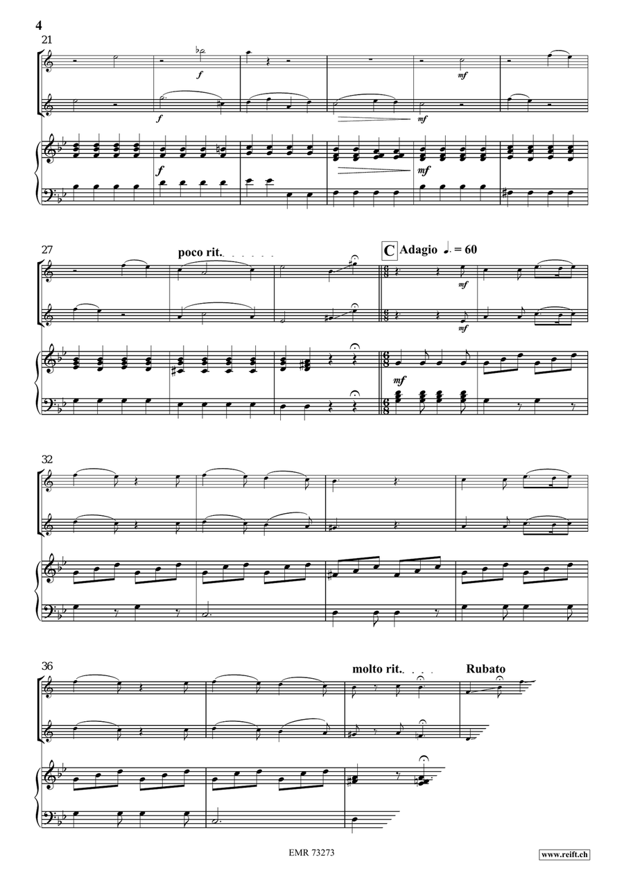 Comic Duet For 2 Cats Comic Duet For 2 Cats Soprano Saxophone scores gallery preview page 4