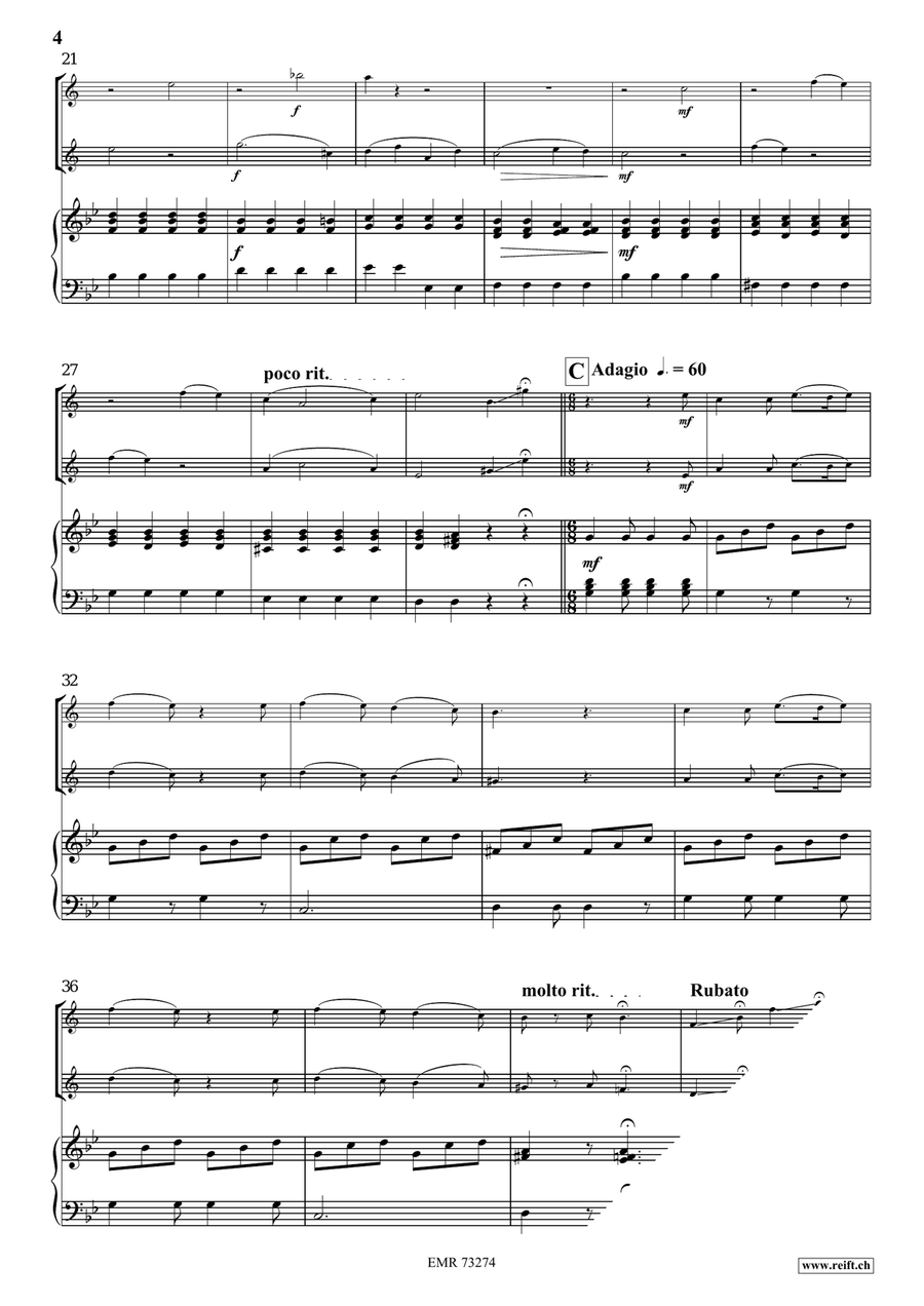 Comic Duet For 2 Cats Comic Duet For 2 Cats Tenor Saxophone scores gallery preview page 4