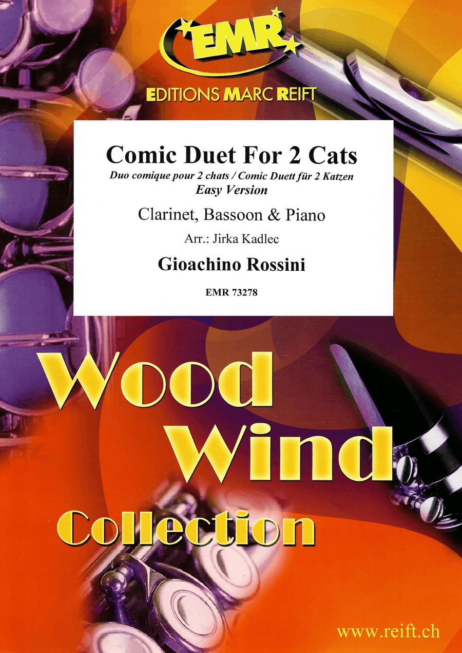 Comic Duet For 2 Cats Comic Duet For 2 Cats Bassoon scores gallery preview page 1