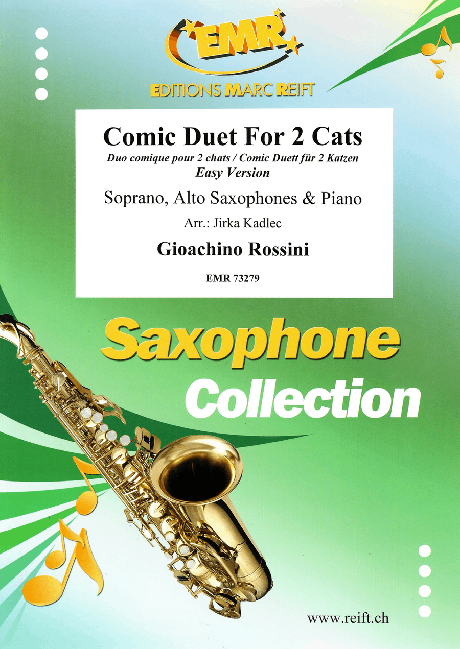 Comic Duet For 2 Cats Comic Duet For 2 Cats Soprano Saxophone scores gallery preview page 1