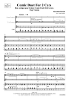 Comic Duet For 2 Cats Soprano Saxophone scores gallery preview page 3