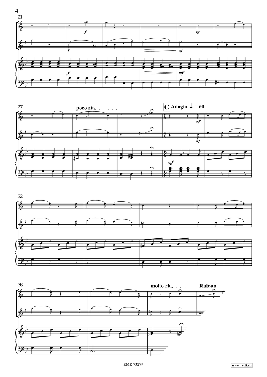Comic Duet For 2 Cats Comic Duet For 2 Cats Soprano Saxophone scores gallery preview page 4