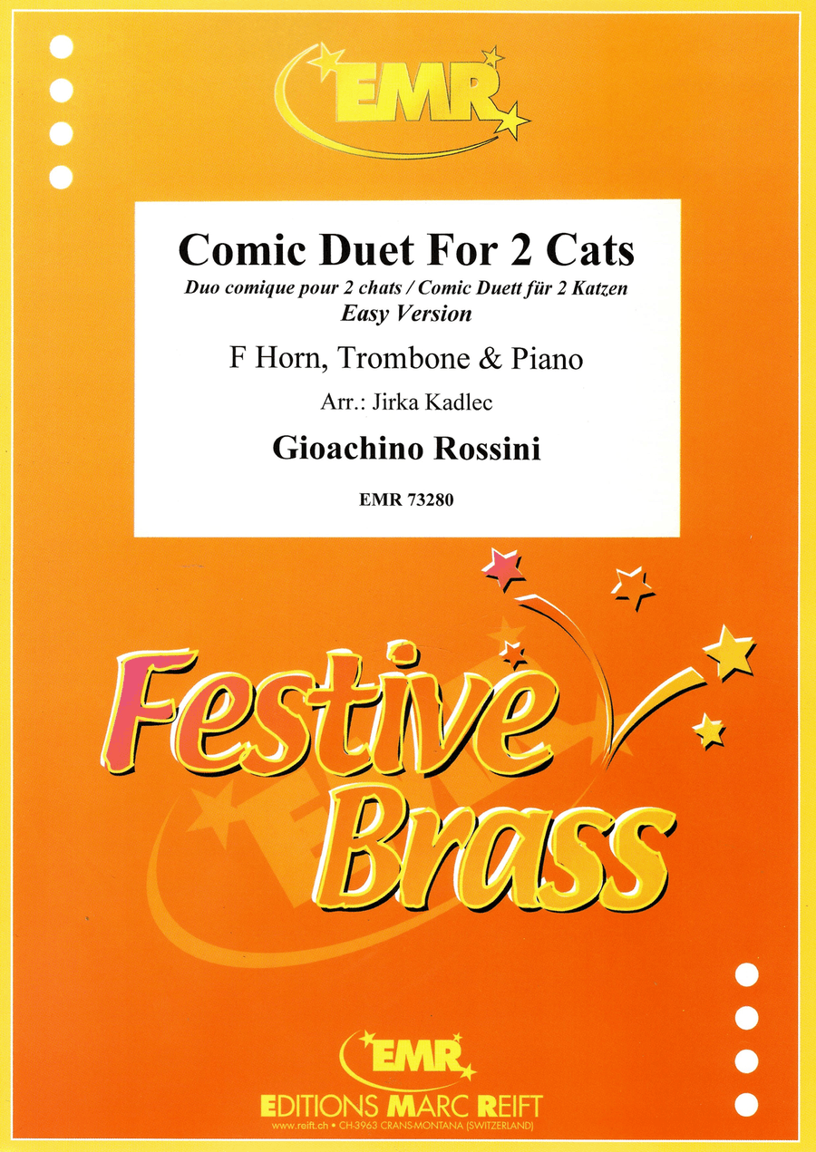 Comic Duet For 2 Cats Comic Duet For 2 Cats Horn scores gallery preview page 1