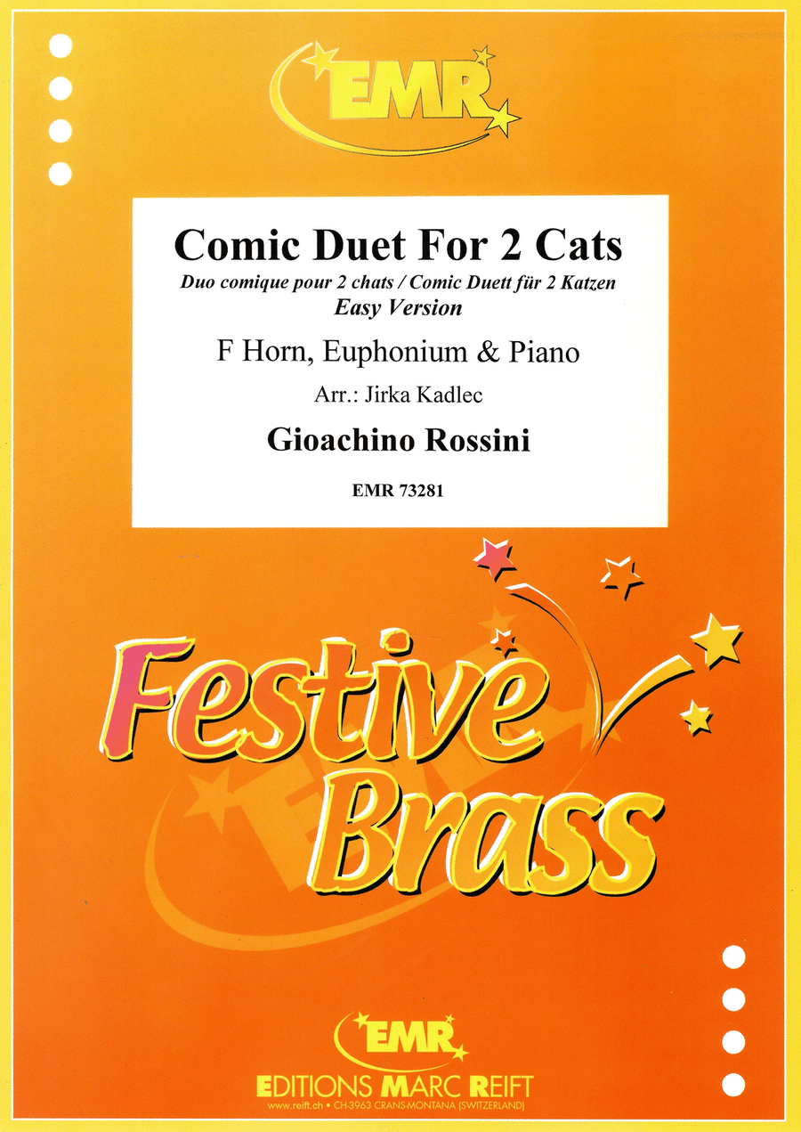 Comic Duet For 2 Cats Comic Duet For 2 Cats Euphonium scores gallery preview page 1