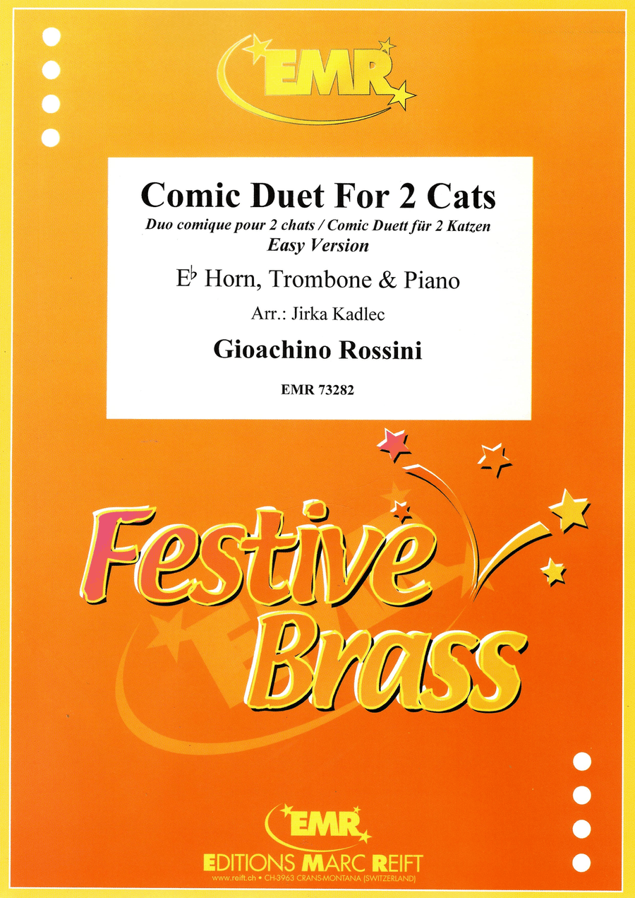 Comic Duet For 2 Cats Comic Duet For 2 Cats Horn scores gallery preview page 1