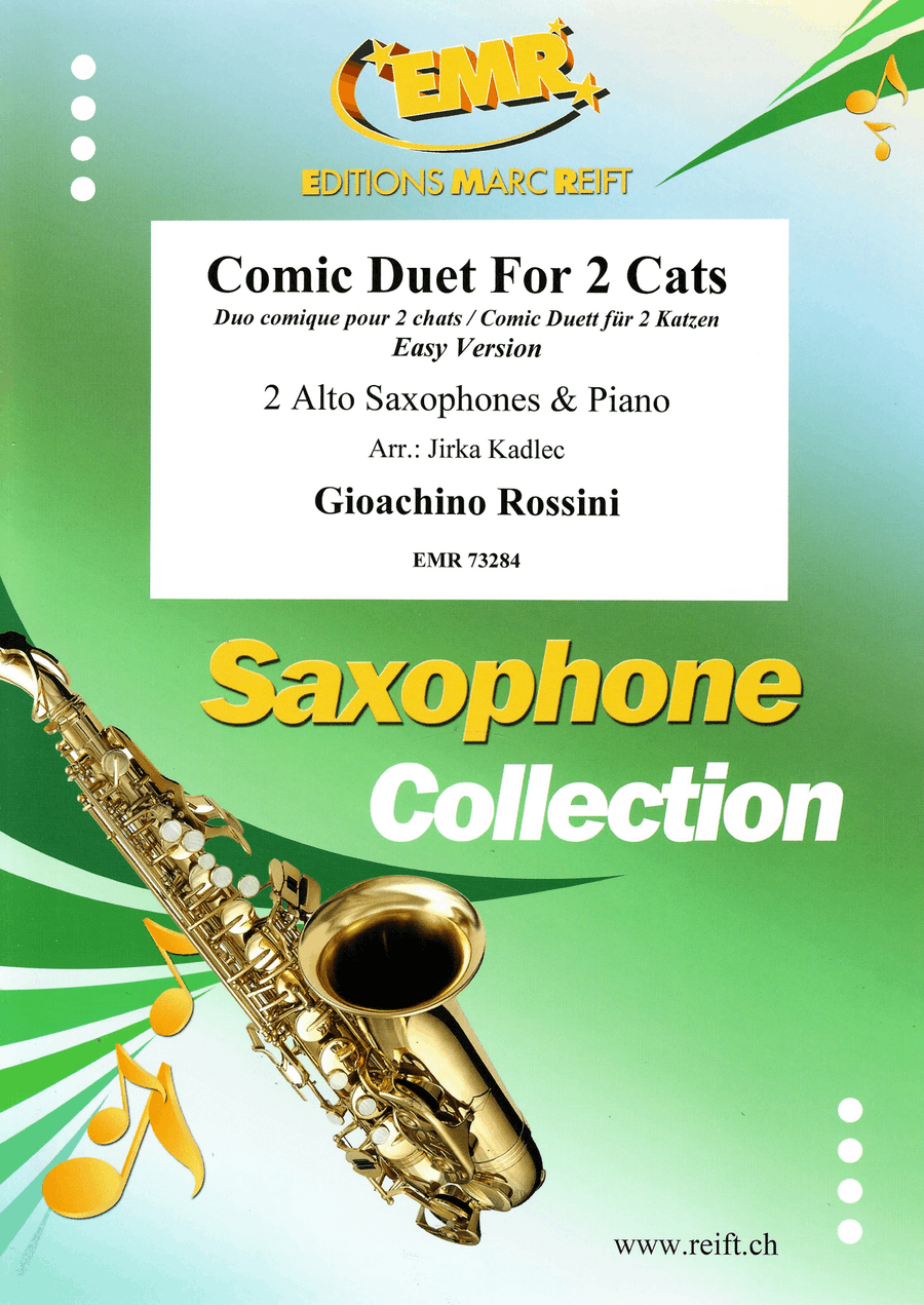 Comic Duet For 2 Cats Comic Duet For 2 Cats Alto Saxophone scores gallery preview page 1