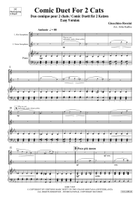 Comic Duet For 2 Cats Tenor Saxophone scores gallery preview page 3