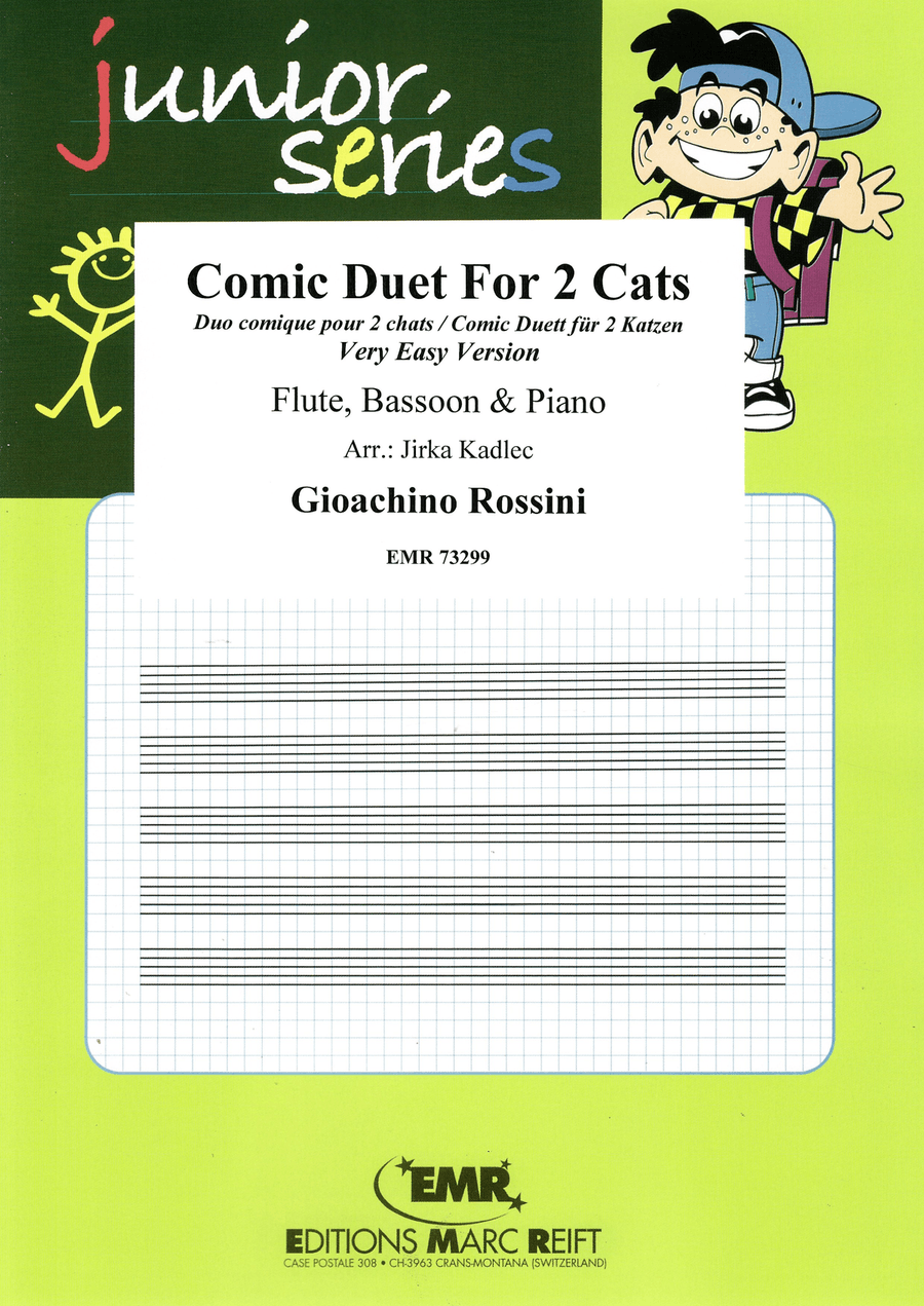 Comic Duet For 2 Cats Comic Duet For 2 Cats Bassoon scores gallery preview page 1