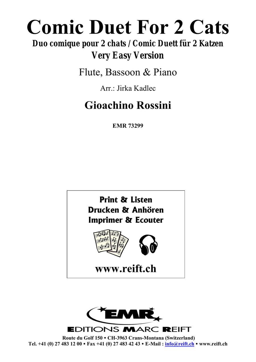 Comic Duet For 2 Cats Comic Duet For 2 Cats Bassoon scores gallery preview page 2