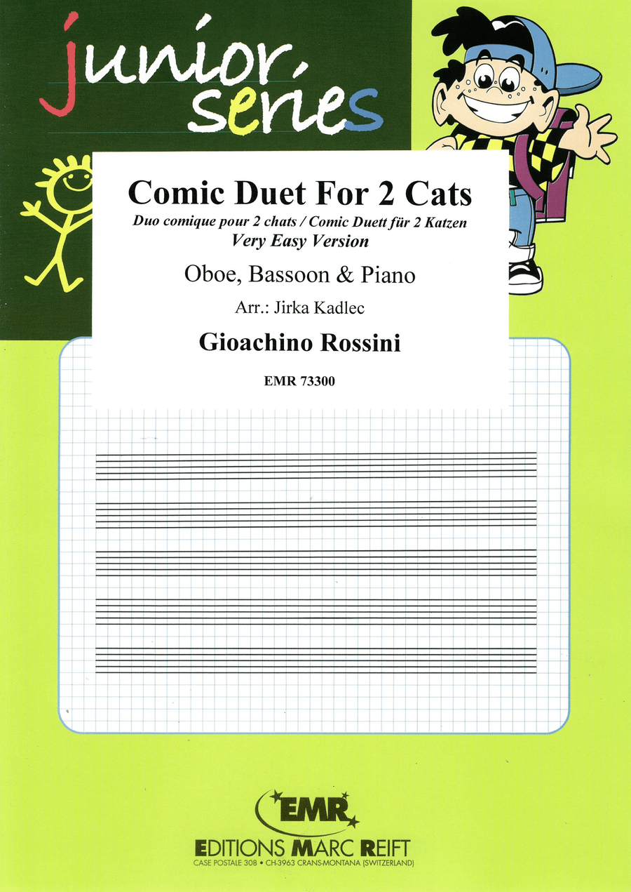 Comic Duet For 2 Cats Comic Duet For 2 Cats Bassoon scores gallery preview page 1