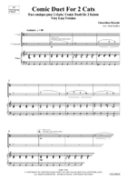 Comic Duet For 2 Cats Cello scores gallery preview page 3