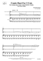 Comic Duet For 2 Cats Soprano Saxophone scores gallery preview page 3