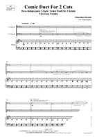 Comic Duet For 2 Cats Cello scores gallery preview page 3