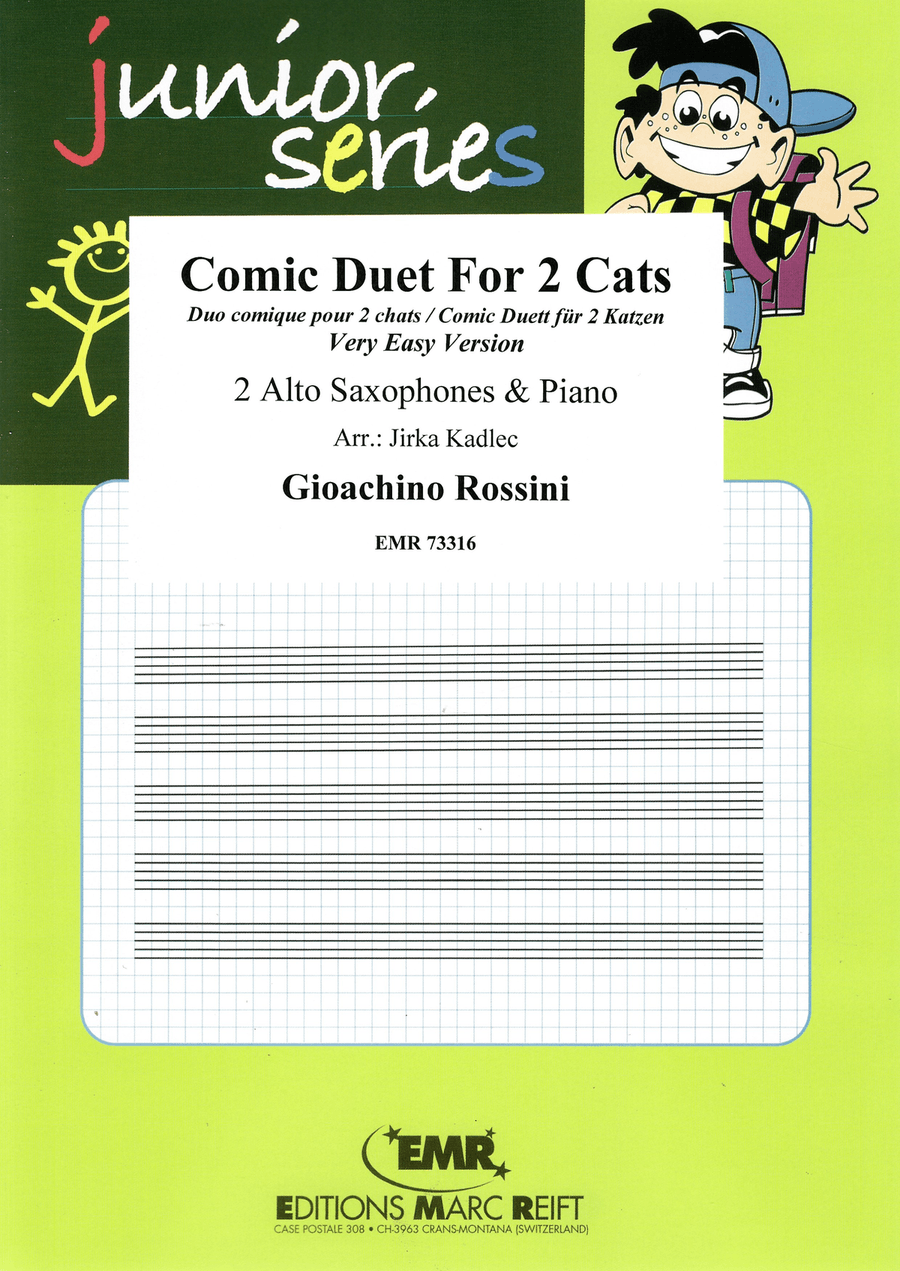 Comic Duet For 2 Cats Comic Duet For 2 Cats Alto Saxophone scores gallery preview page 1