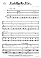 Comic Duet For 2 Cats Clarinet scores gallery preview page 3